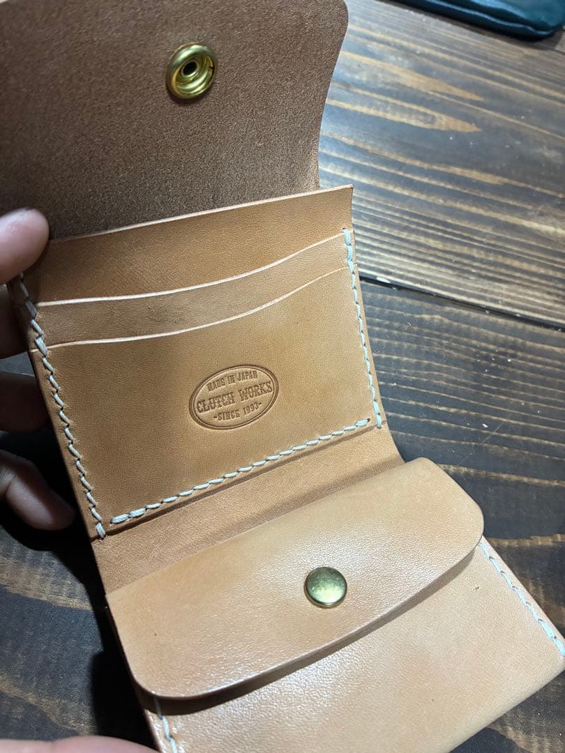 コンパクトウォレット　栃木レザー