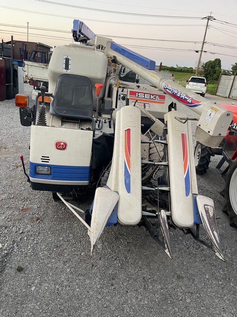 イセキ2条15馬力☆コンバイン☆HVB215【北九州】使用492時間ズームオーガ