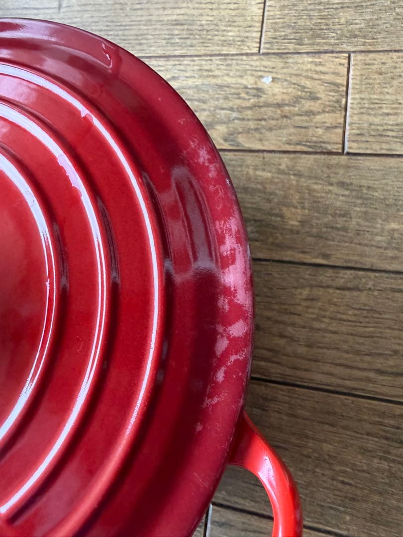 LE CREUSET 鋳鉄製 両手鍋 レッド 20cm