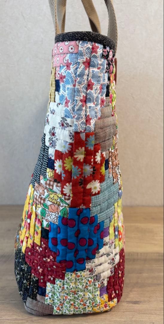 パッチワーク肩掛けバック ハンドメイド