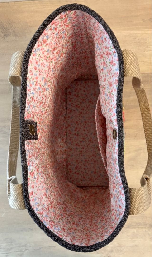 パッチワーク肩掛けバック ハンドメイド