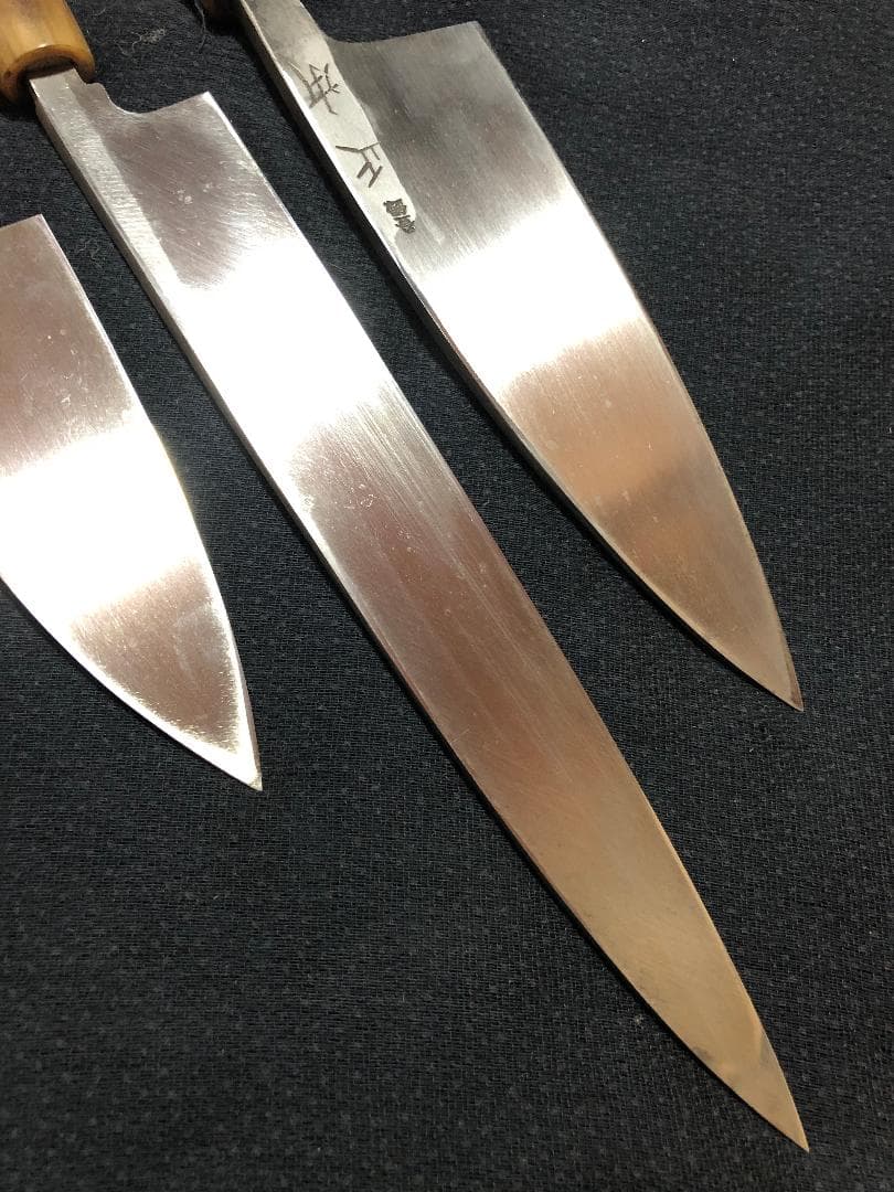 【研ぎ済み】玉白鋼・水牛口　正本　出刃包丁　柳刃包丁　刺身包丁　和包丁　釣り