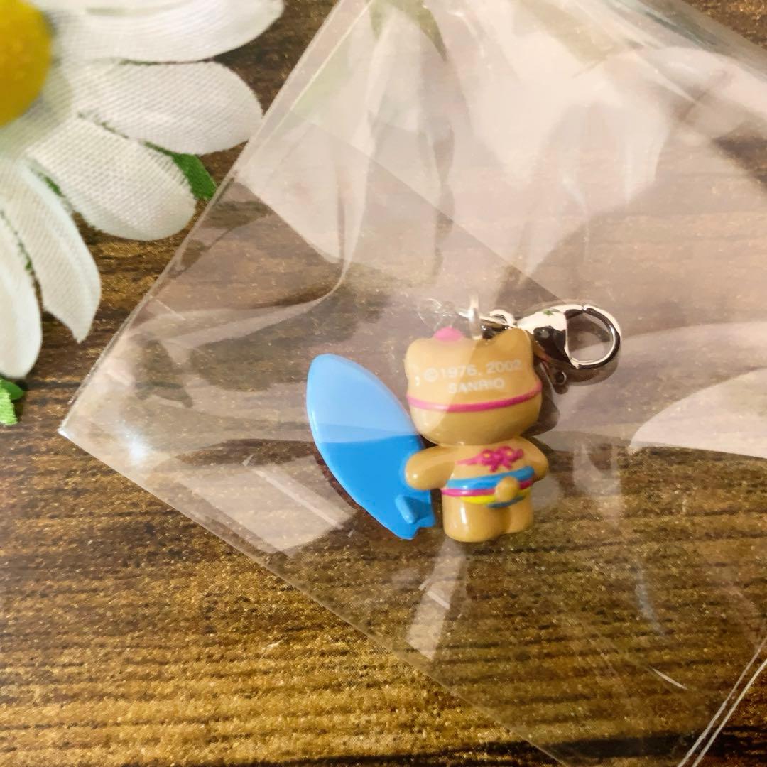 希少　Hello kitty水着　日焼け　キティ　サーフ　ファスナーマスコット
