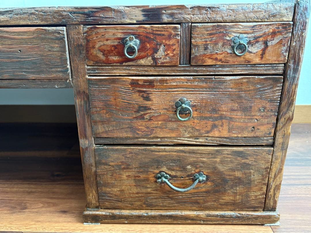 古道具　文机　座卓　ローテーブル　昭和レトロ　テレビ台