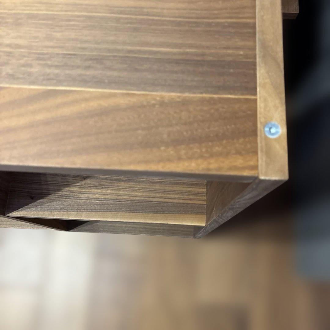 無印良品 スタッキングシェルフ 2×2 ウォールナット