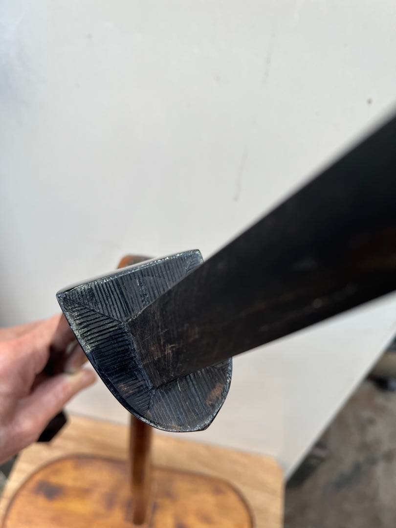 沖縄三線　知念大工(上質南洋黒檀)本皮一枚張り