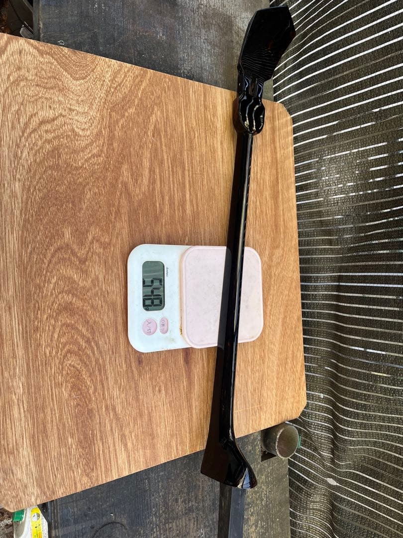 沖縄三線　知念大工(上質南洋黒檀)本皮一枚張り