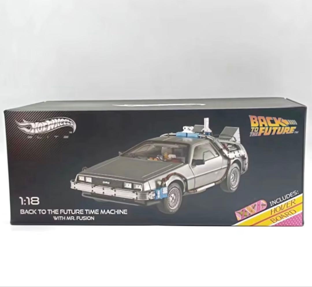 Hot wheels デロリアン タイムマシン 1/18スケール