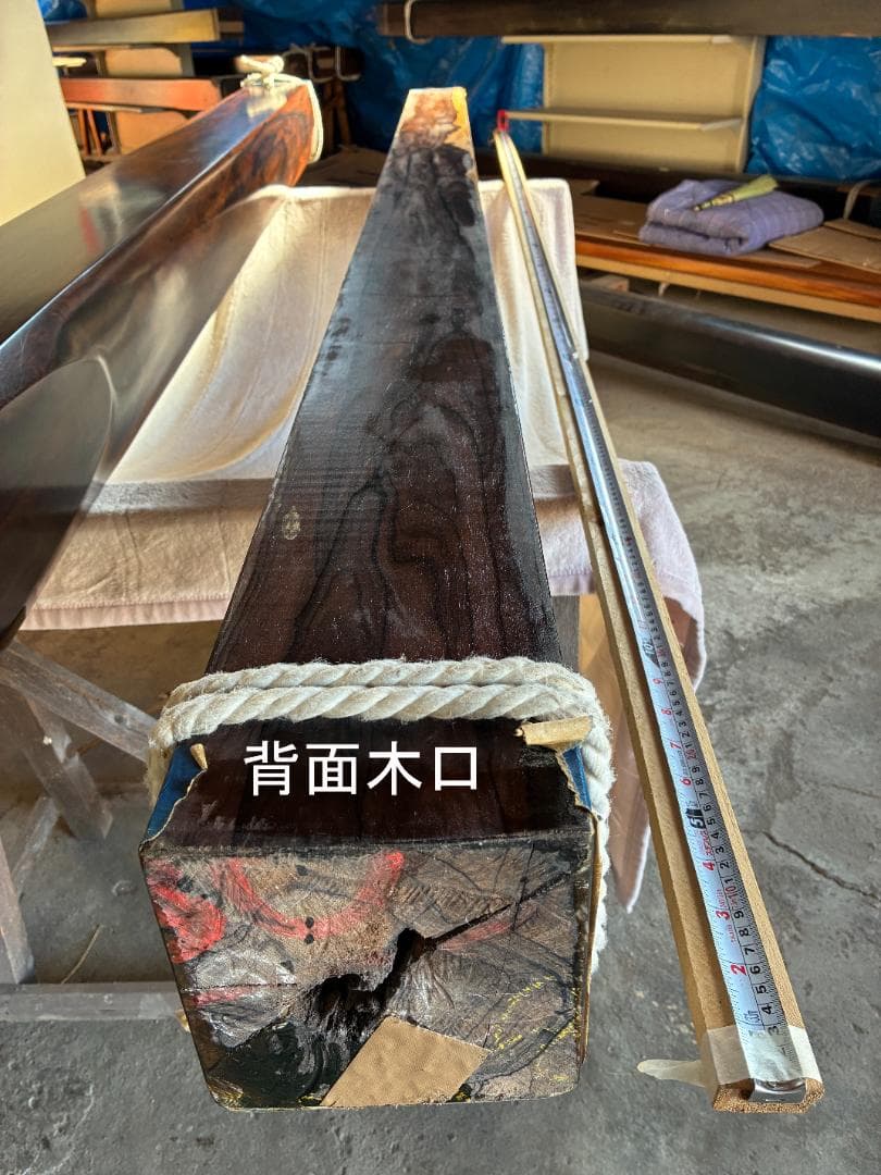 床柱　シャム柿　5.5寸（16.5ｃｍ）