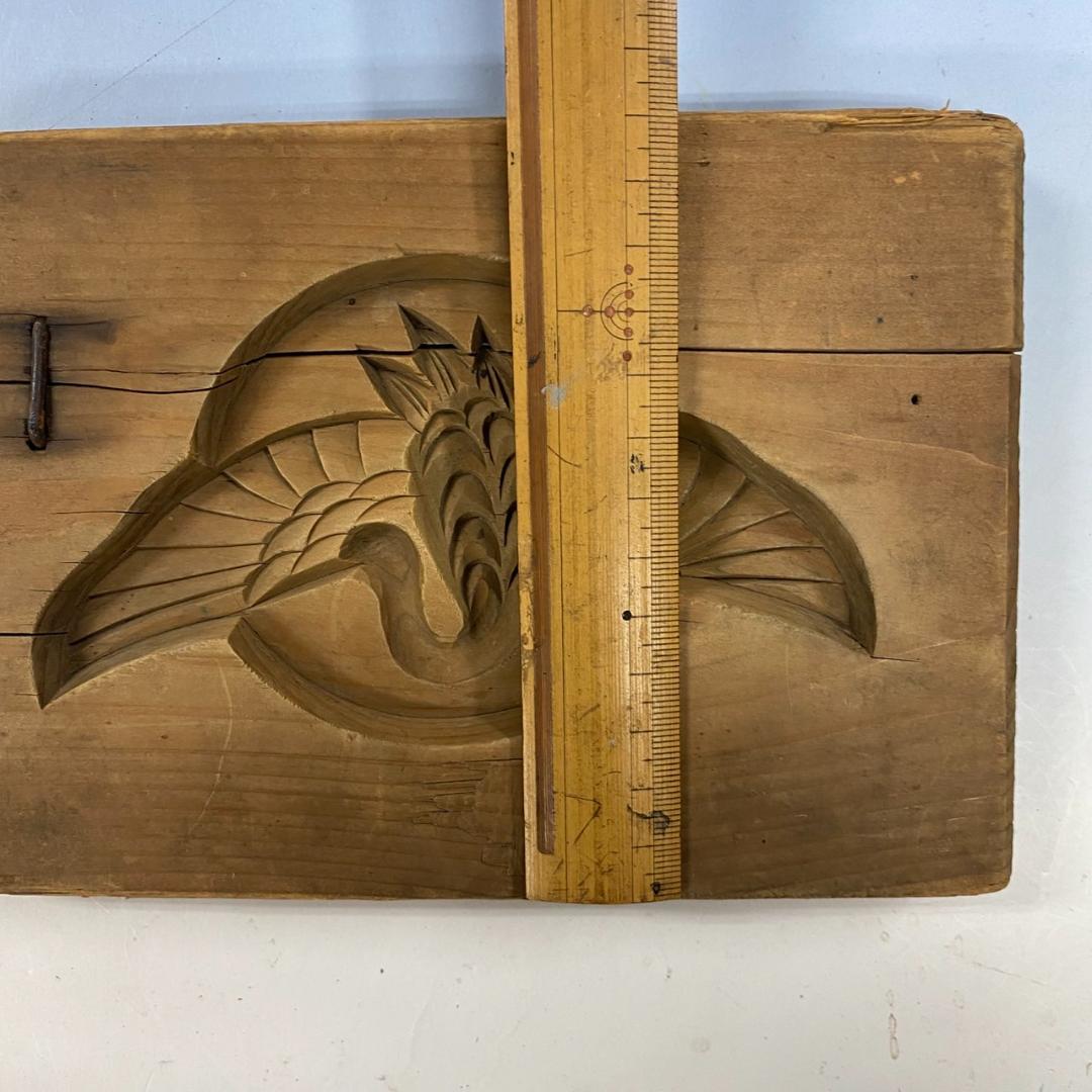 明治～昭和初期製作の和菓子木型 「鶴」「たけのこ」「熨斗」3種セット