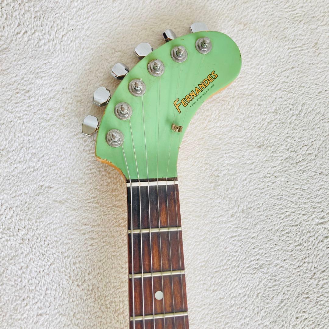 稀少カラー☆FERNANDES ZO-3 フェルナンデス ゾウさん ギター 緑