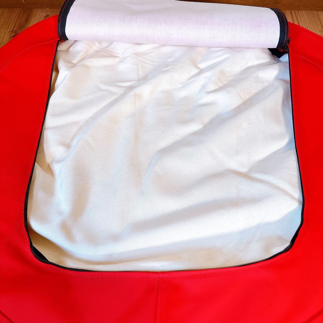 【良品】 ligne roset リーンロゼ ビーズクッション ソファ レッド