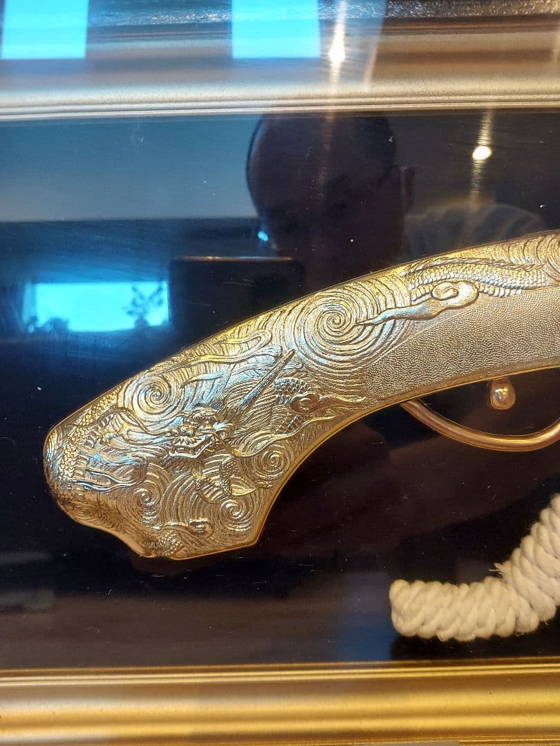 特選美術品 黄金種子島火縄銃 レプリカ 額装 - メルカリ
