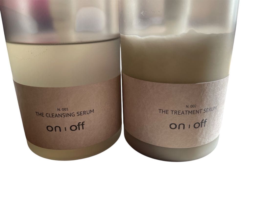 新品未開封 on off ザ・クレンジングセラム&トリートメントセラムセット