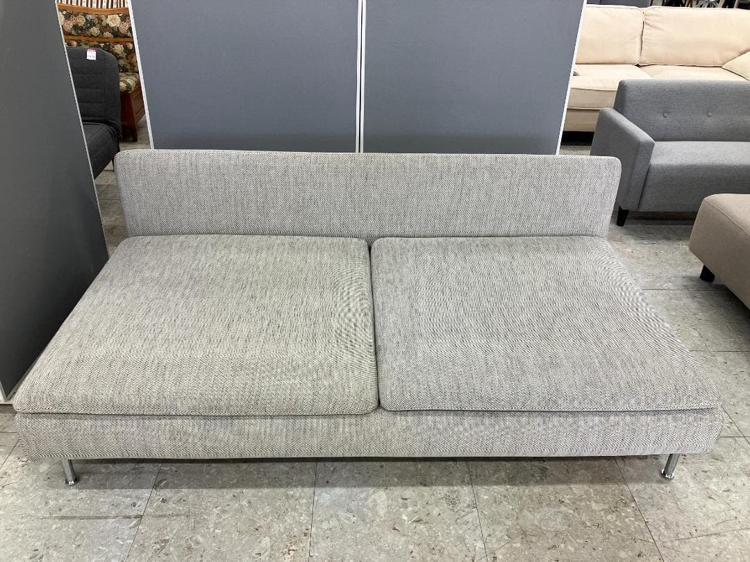 IKEA　3人掛けソファ　セクション　ソーデルハムン　グレー