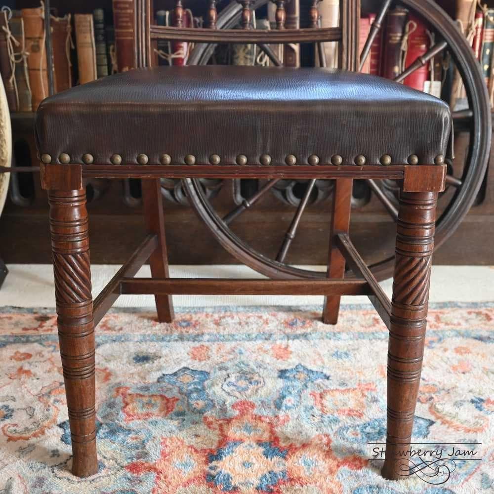 ふ*が様 L3710-2-4 英国アンティーク レザー ダイニングチェア キッチ