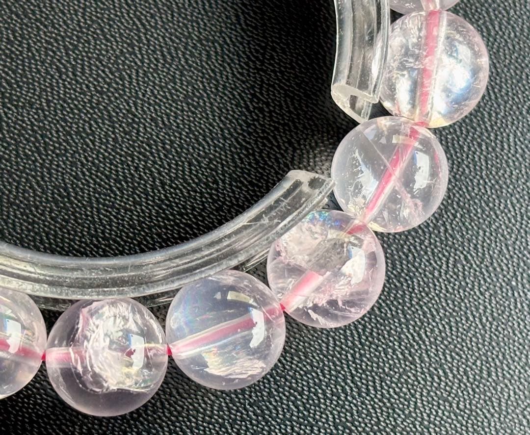 究極品質 虹煌めく愛の守護石 幻のプレミアムアイリスローズクォーツの