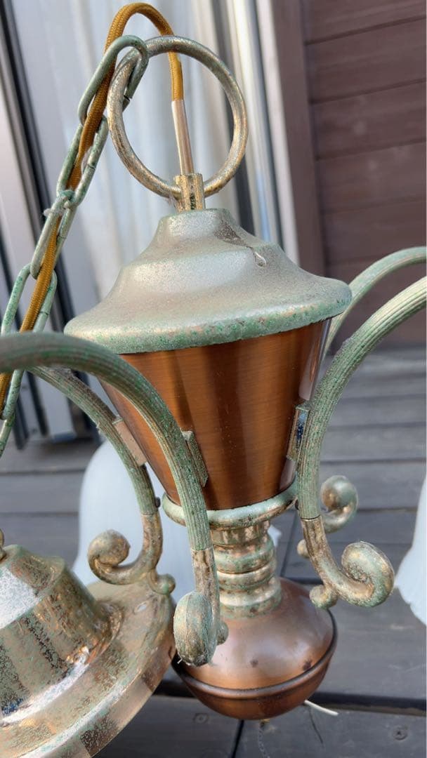 シャンデリア 5灯 フラワーシェイプ