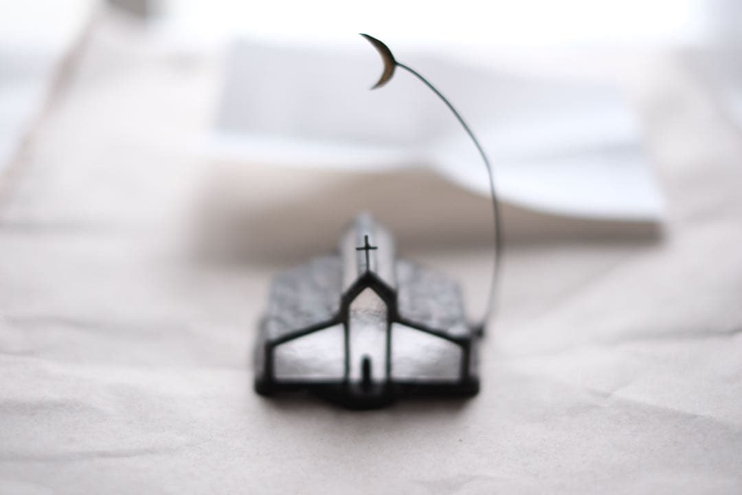 caco オブジェ 教会と月