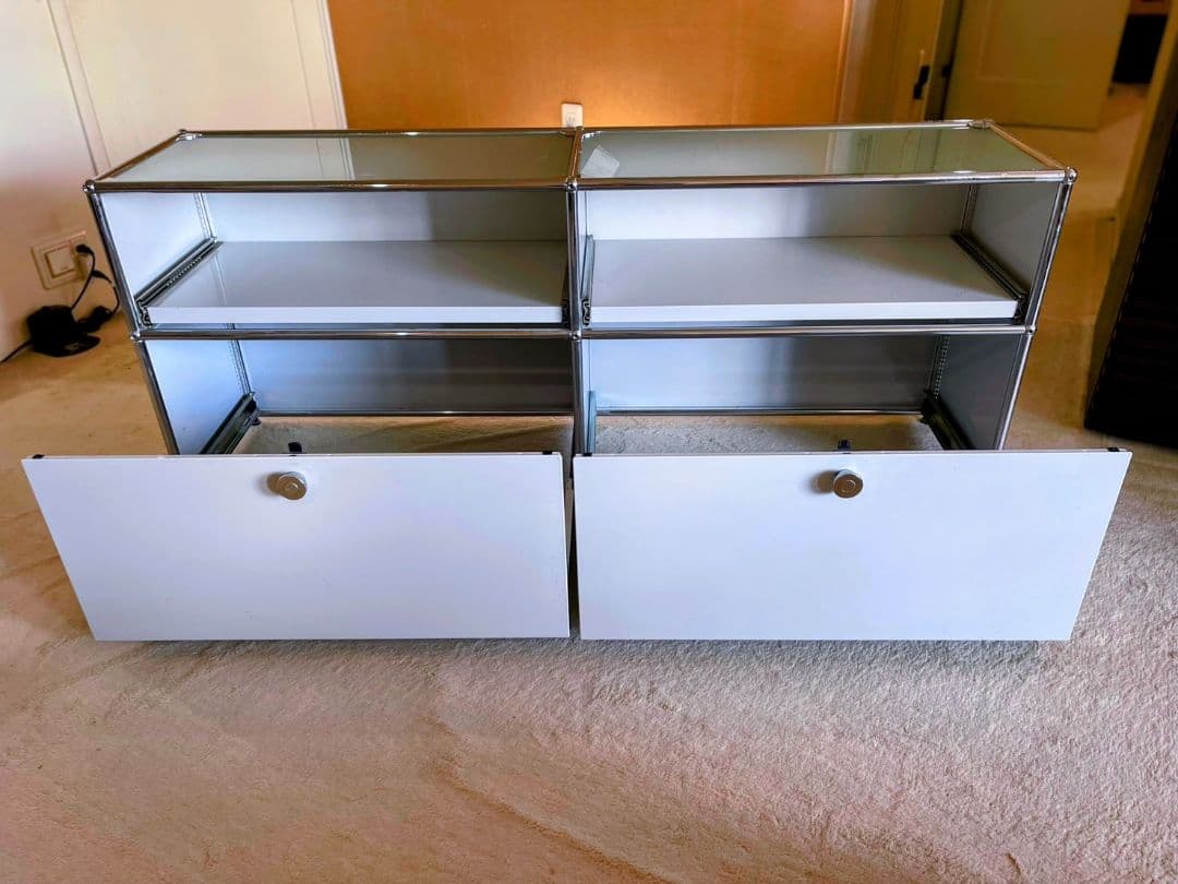 USMハラー 2段キャビネット