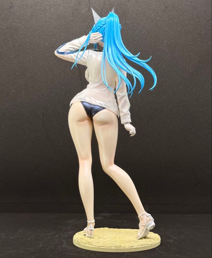 マ*7様 【ガレージキット完成品】勝利の女神 NIKKE ヘルム　アクアマリン