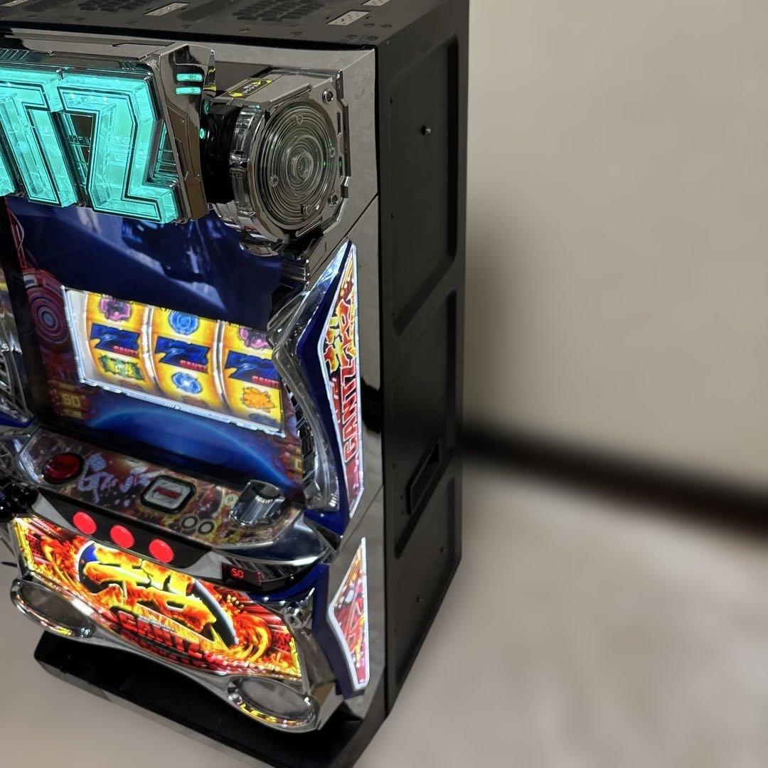 スロット 実機 超GANTZ コイン不要機 音量調節機能付き パチスロ機 家