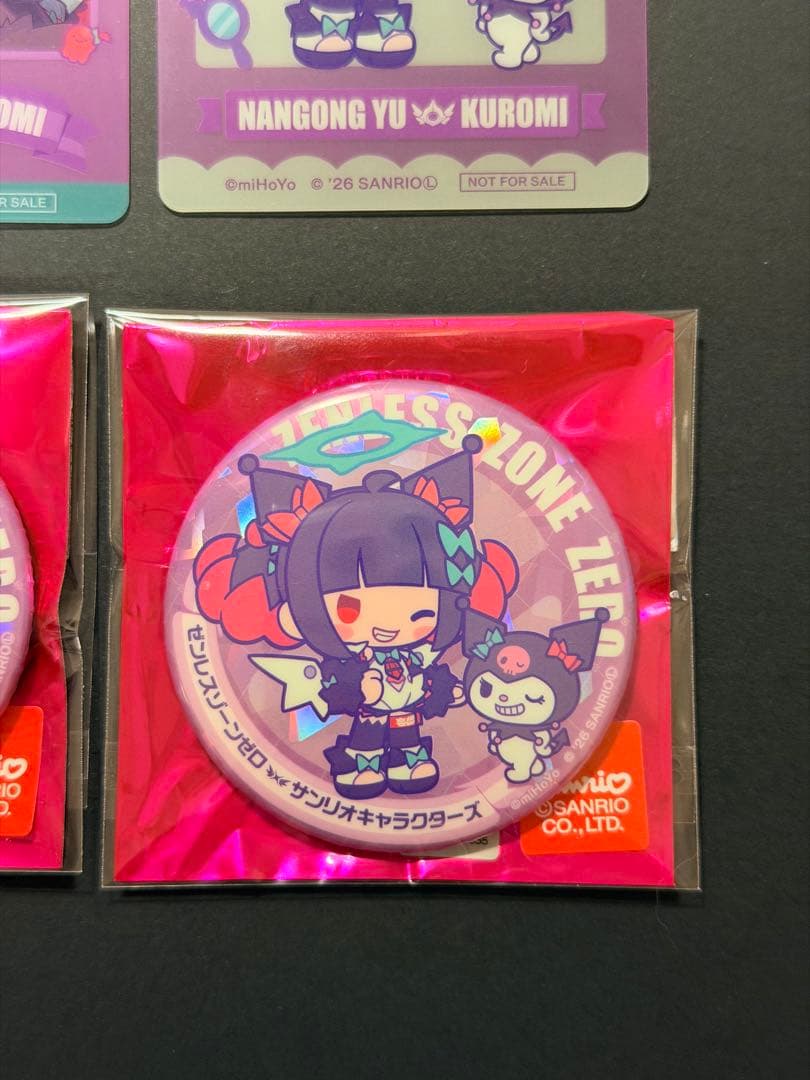 ゼンレスゾーンゼロ　サンリオコラボ　南宮羽　缶バッジ　特典 まとめ売り