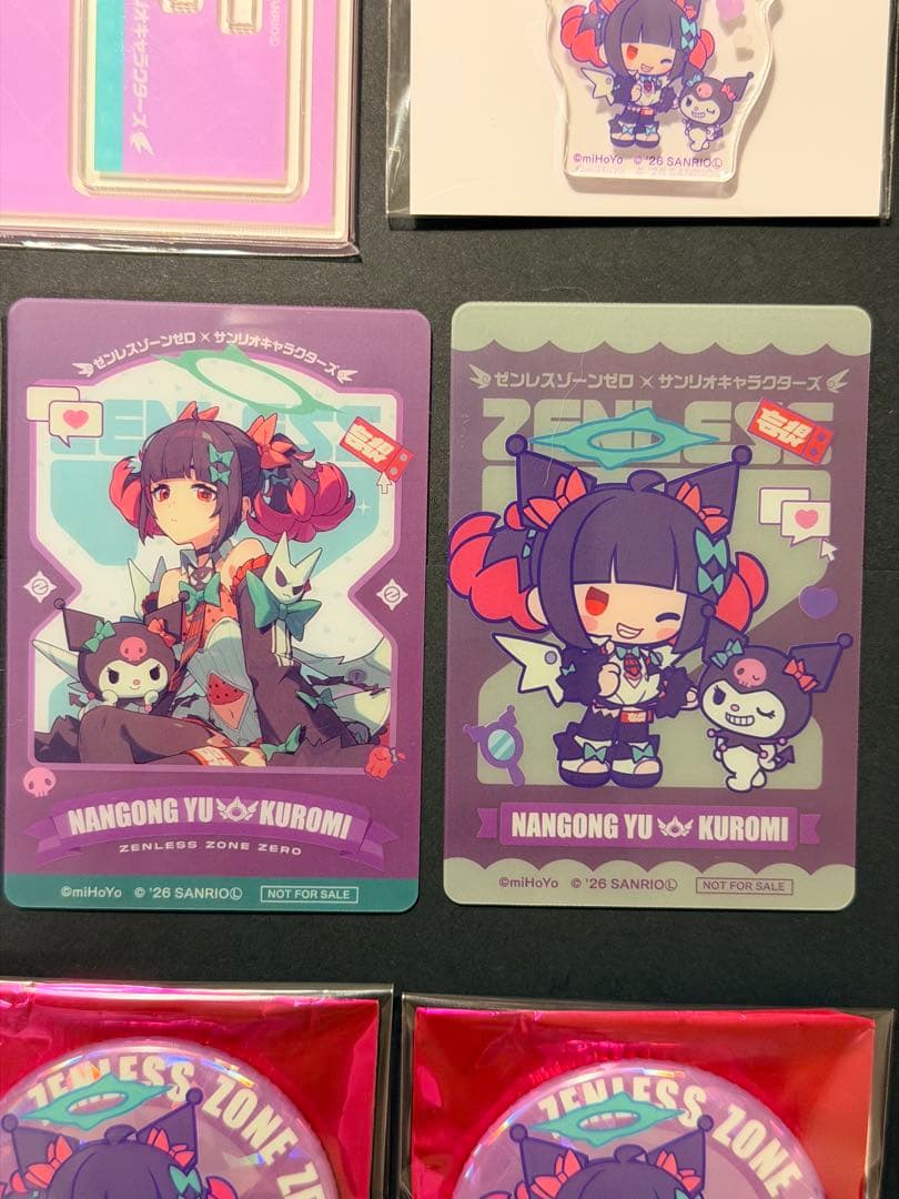 ゼンレスゾーンゼロ　サンリオコラボ　南宮羽　缶バッジ　特典 まとめ売り