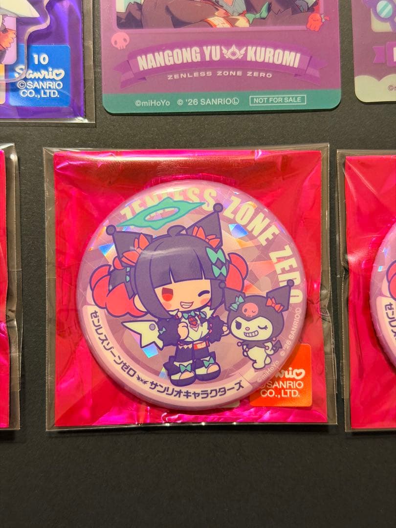 ゼンレスゾーンゼロ　サンリオコラボ　南宮羽　缶バッジ　特典 まとめ売り