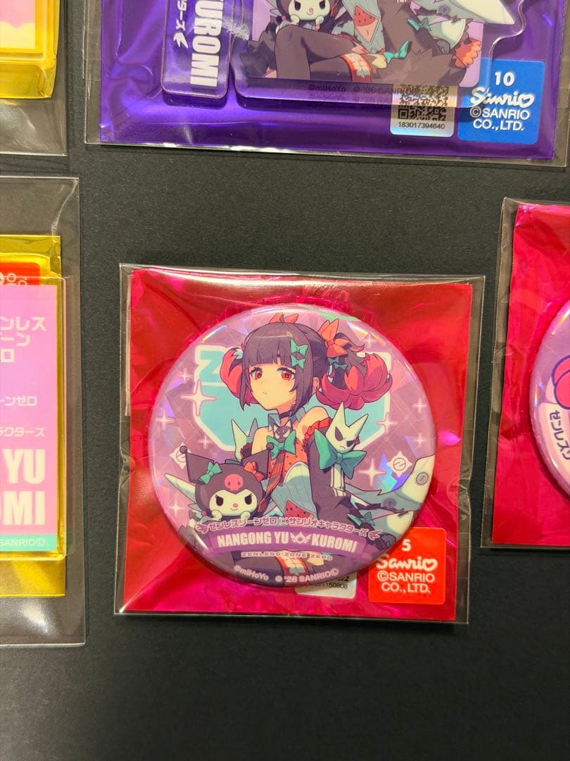 ゼンレスゾーンゼロ　サンリオコラボ　南宮羽　缶バッジ　特典 まとめ売り