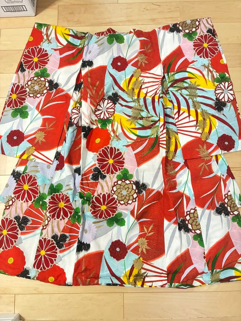 3歳七五三用 アンティーク着物と被布セット