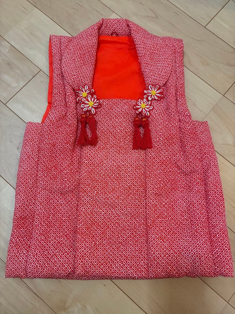 3歳七五三用 アンティーク着物と被布セット