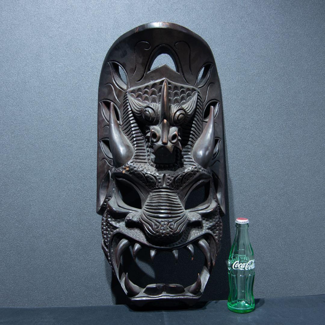 訳あり 東南アジア 木彫りの仮面