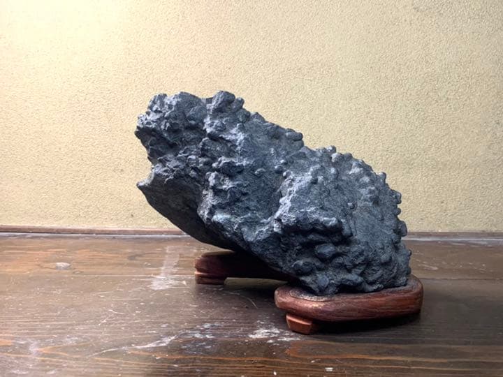 3766 揖斐川イボ石 5.88kg 水石 盆栽 盆石 置物 鑑賞石 観賞石