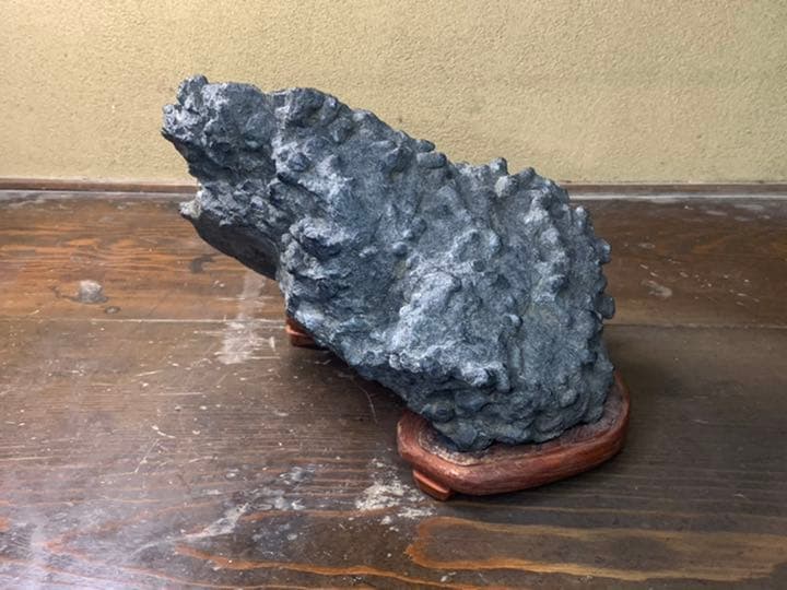 3766 揖斐川イボ石 5.88kg 水石 盆栽 盆石 置物 鑑賞石 観賞石