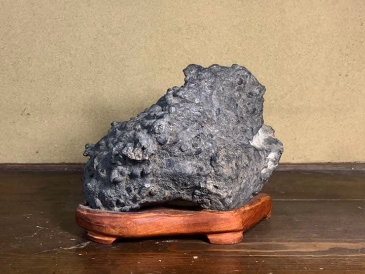 3766 揖斐川イボ石 5.88kg 水石 盆栽 盆石 置物 鑑賞石 観賞石