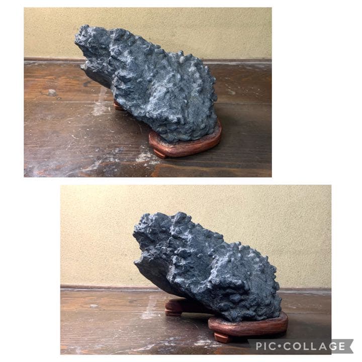 3766 揖斐川イボ石 5.88kg 水石 盆栽 盆石 置物 鑑賞石 観賞石