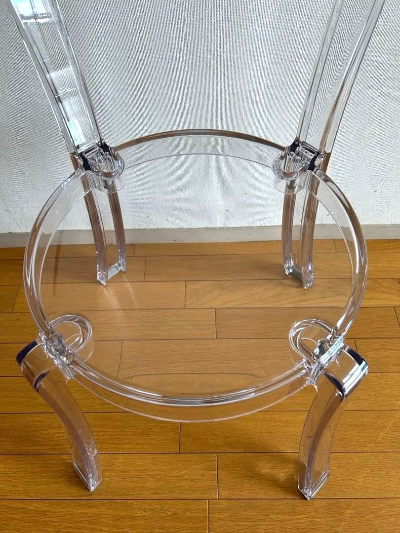 【美品】IKEA イケア　STEIN スタイン　チェア　透明　送料込み　北欧