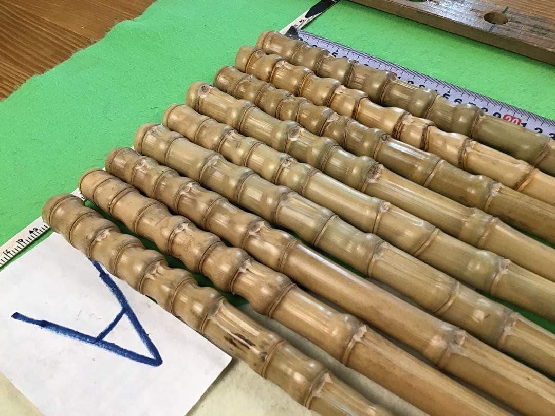 釣り具・その他グリップ用布袋竹「太・極上、上物・芽取り済み」9本