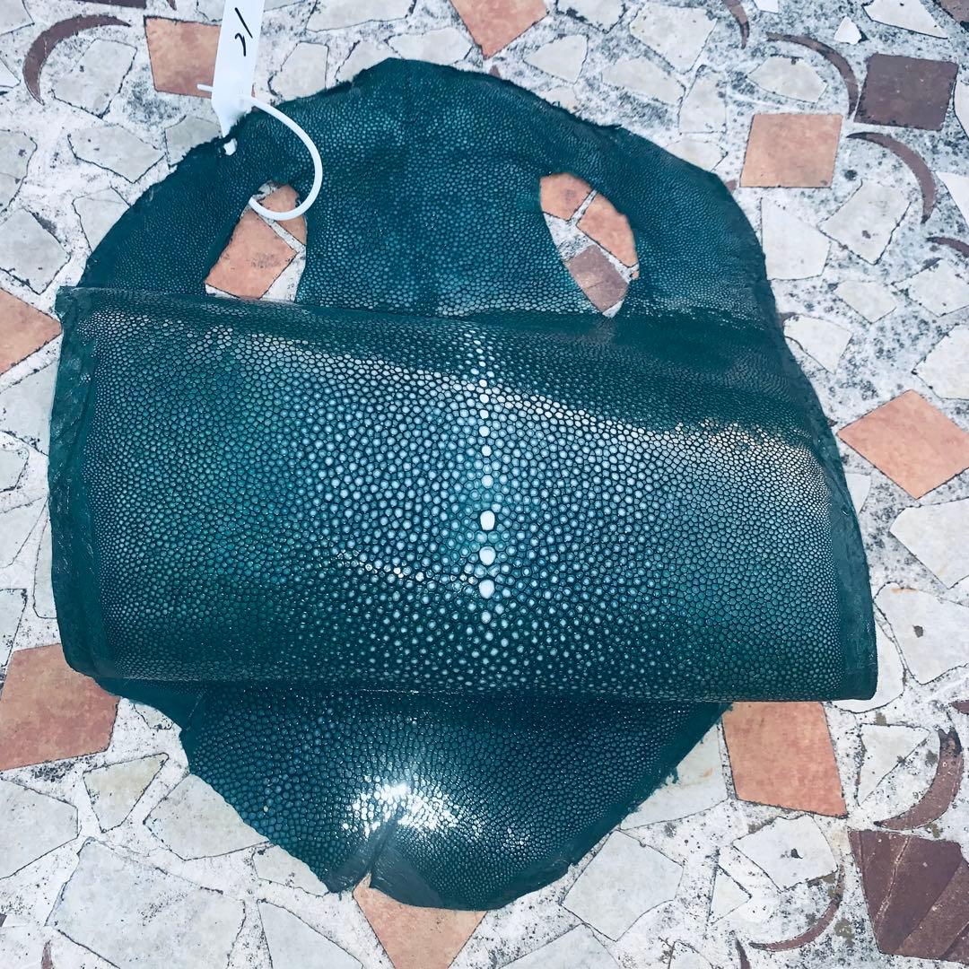 21)エイ革 鮫革 鮫皮 stingray ガルーシャ スティングレイ