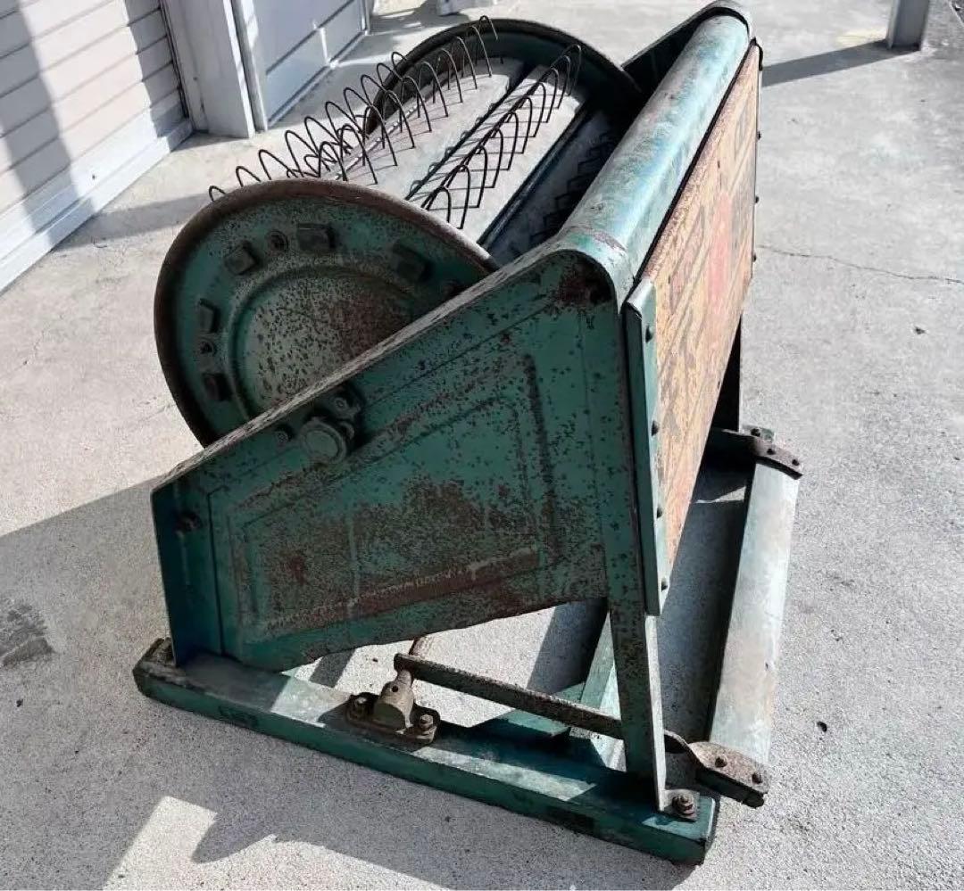 脱穀機【農具・昭和・レトロ・古民家】足踏み - メルカリ