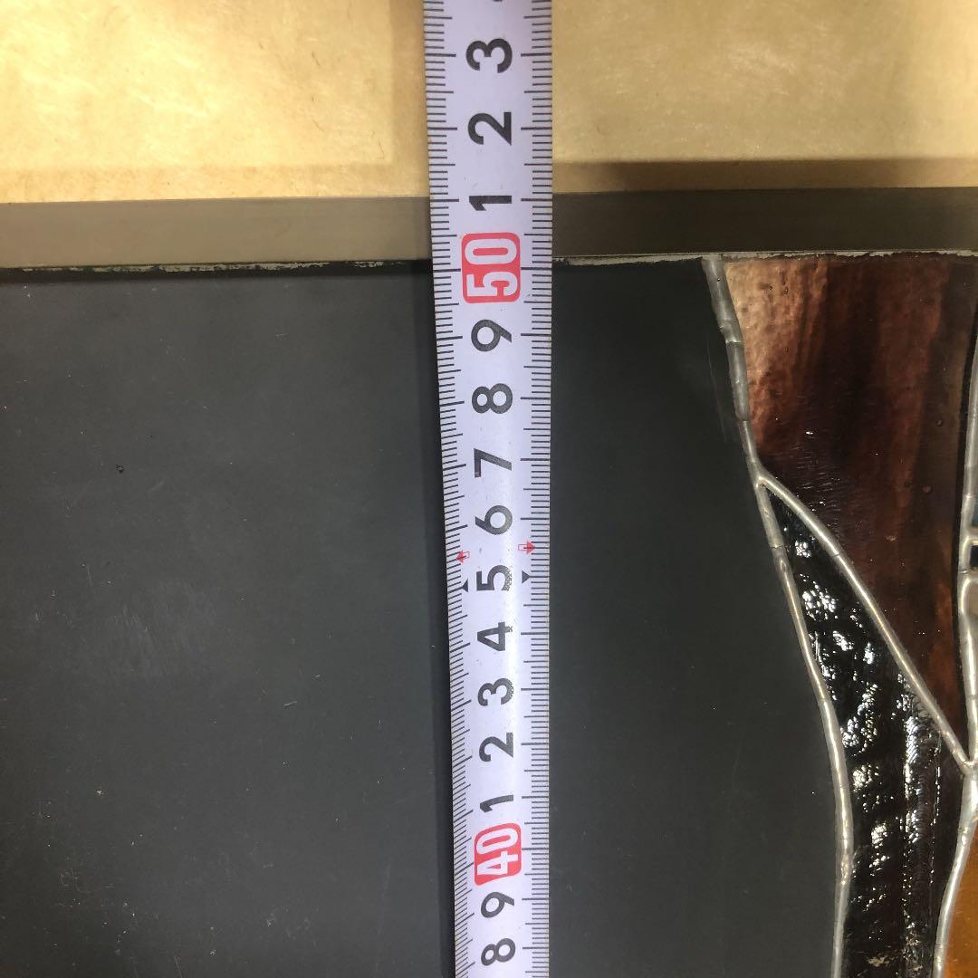 ステンドグラス鏡一体型壁掛け