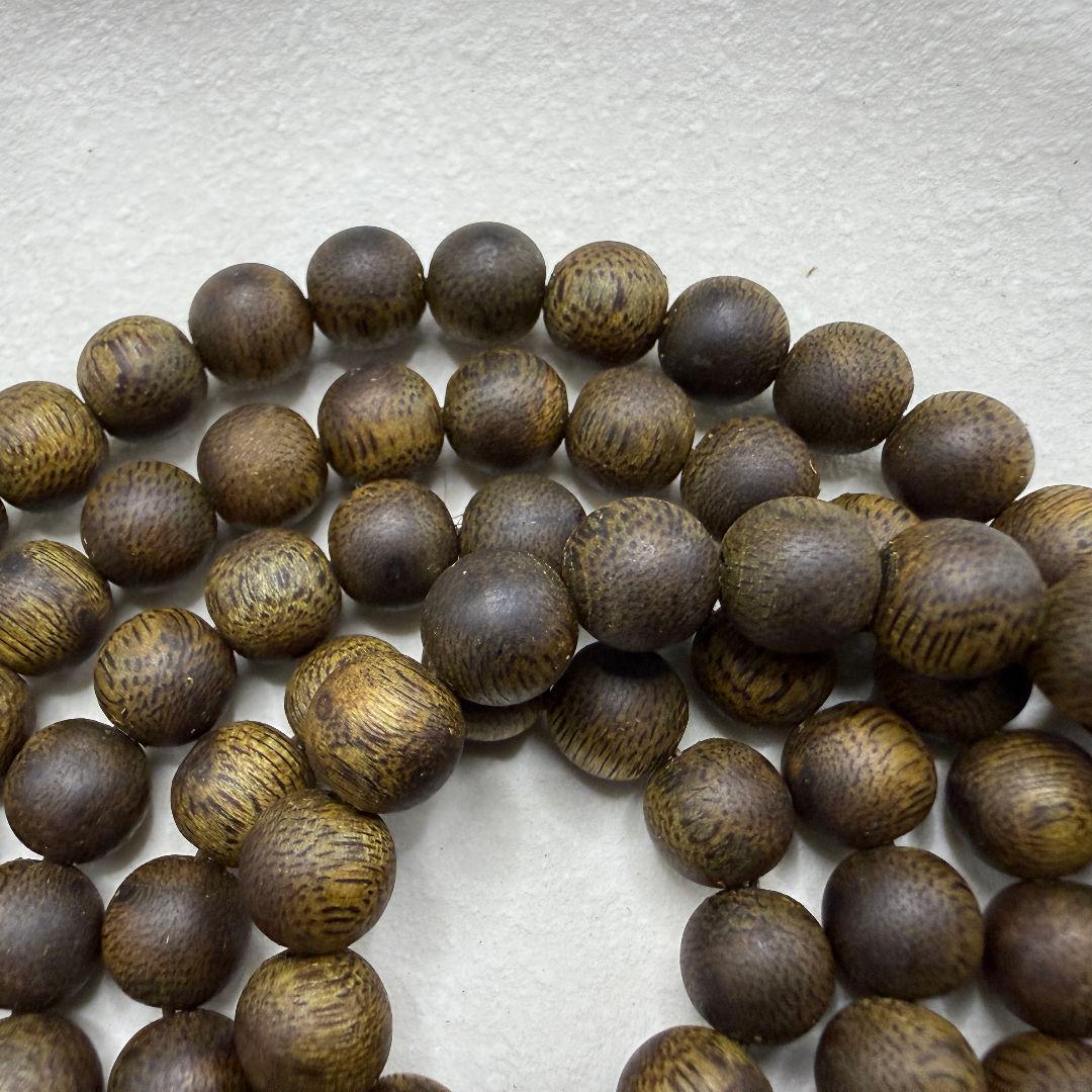 R54 全沈水極上緑油伽羅伽楠香 奇楠香沈香手串 高級ブレスレット重:34.6g