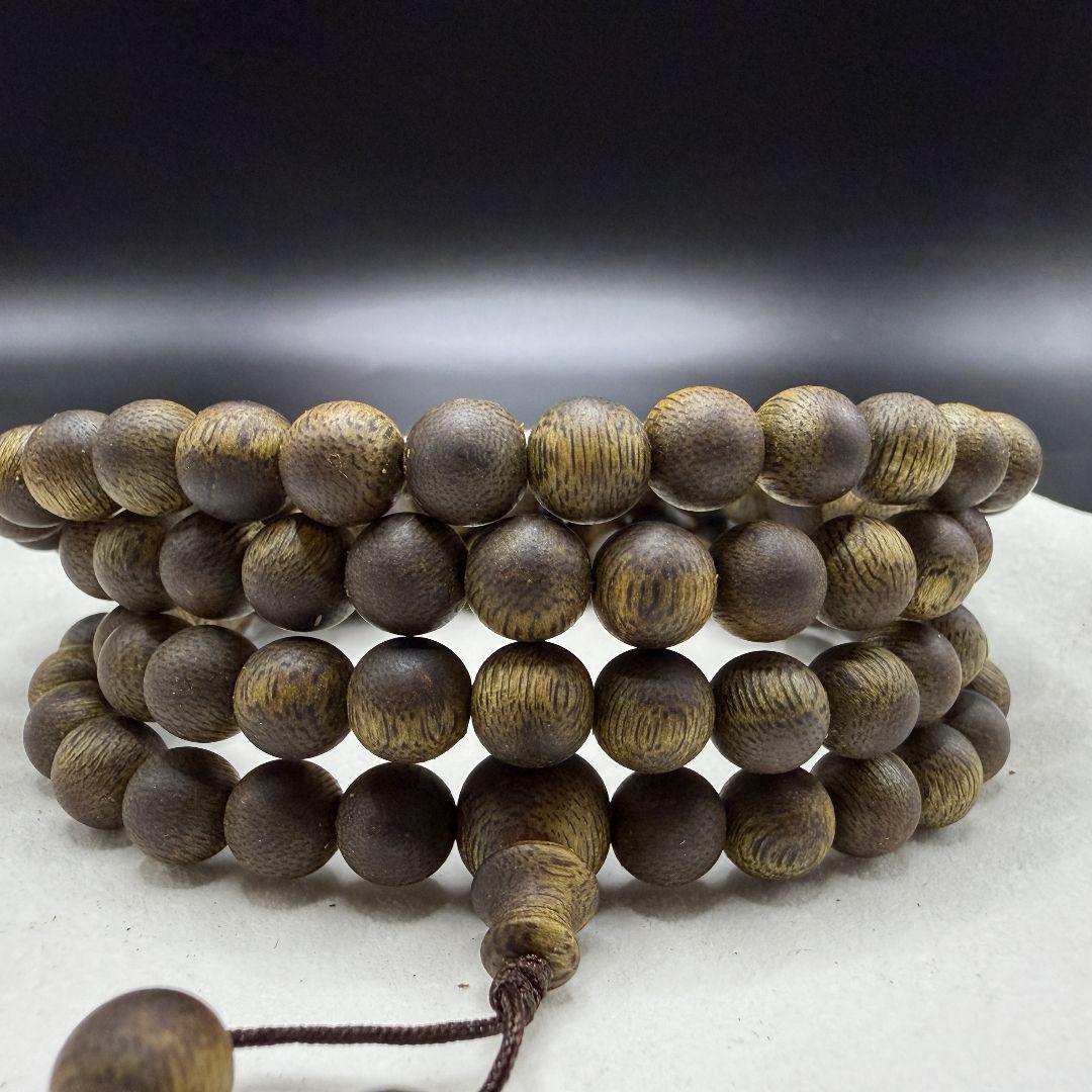 R54 全沈水極上緑油伽羅伽楠香 奇楠香沈香手串 高級ブレスレット重:34.6g