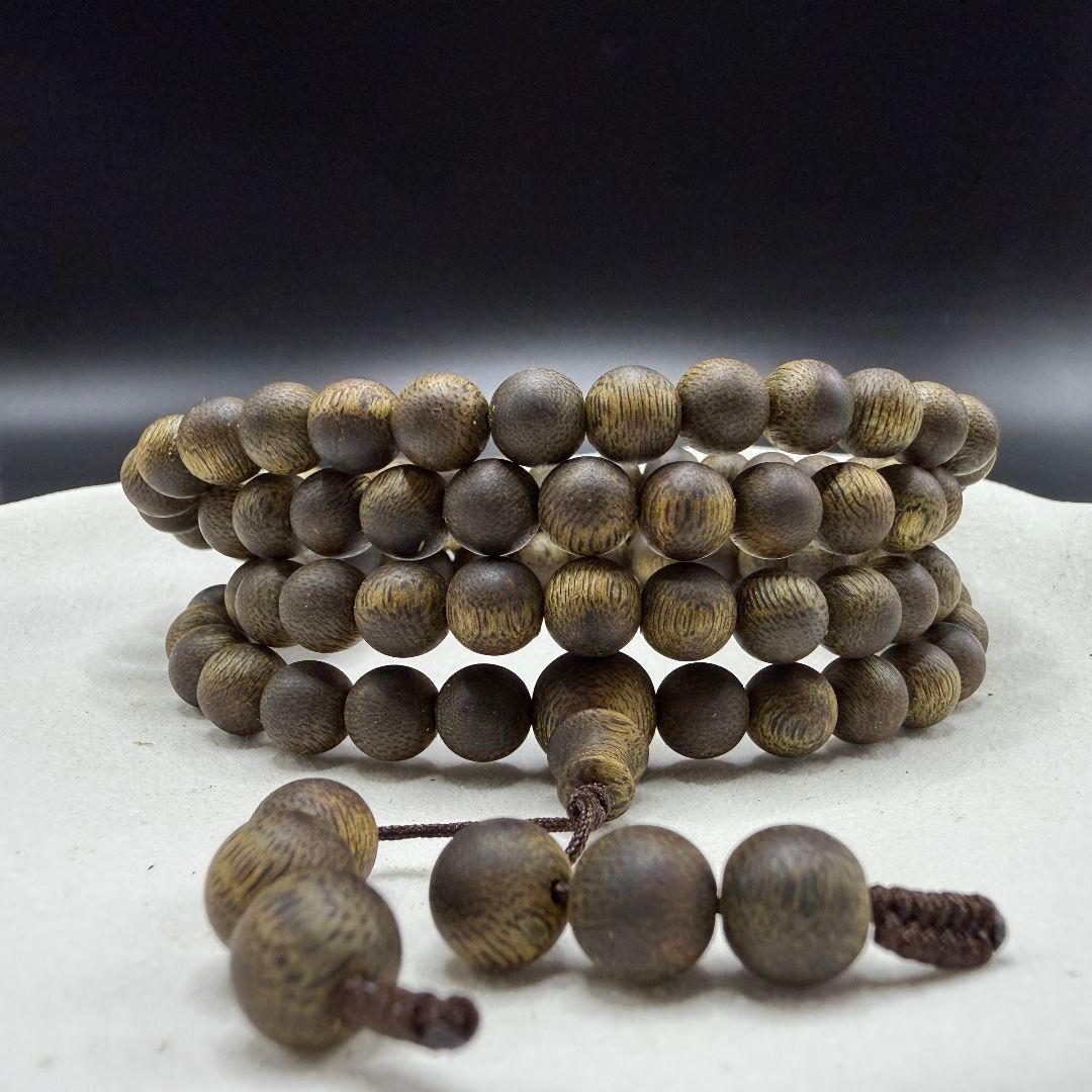 R54 全沈水極上緑油伽羅伽楠香 奇楠香沈香手串 高級ブレスレット重:34.6g