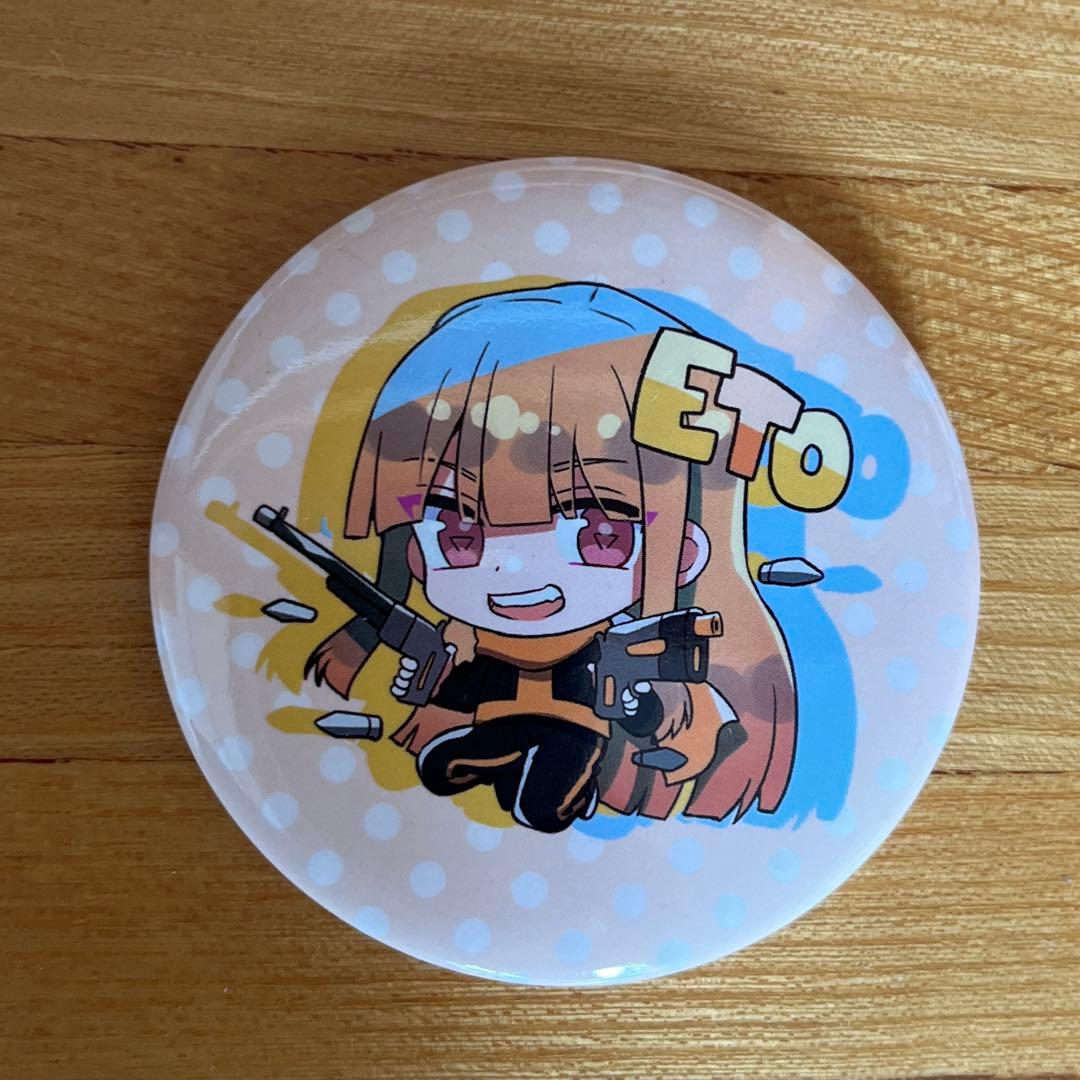 カラフルピーチ えとさん 缶バッジ - メルカリ