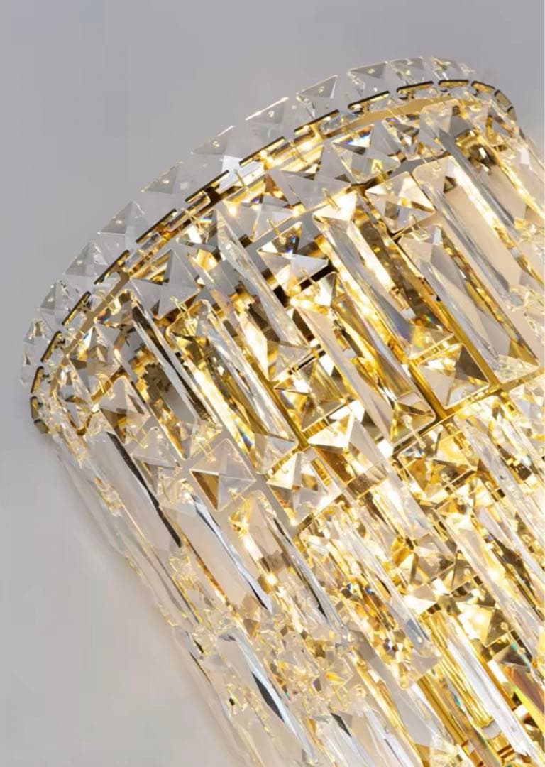 ★☆最高級の輝き☆★クリスタルゴールドシャンデリア　送料込