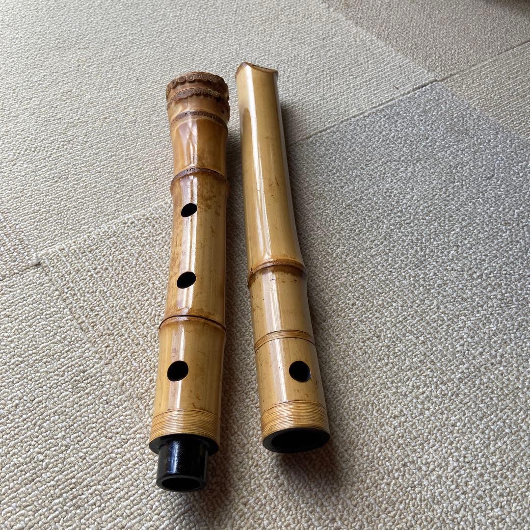 161尺八　二尺管　銘　沼？田