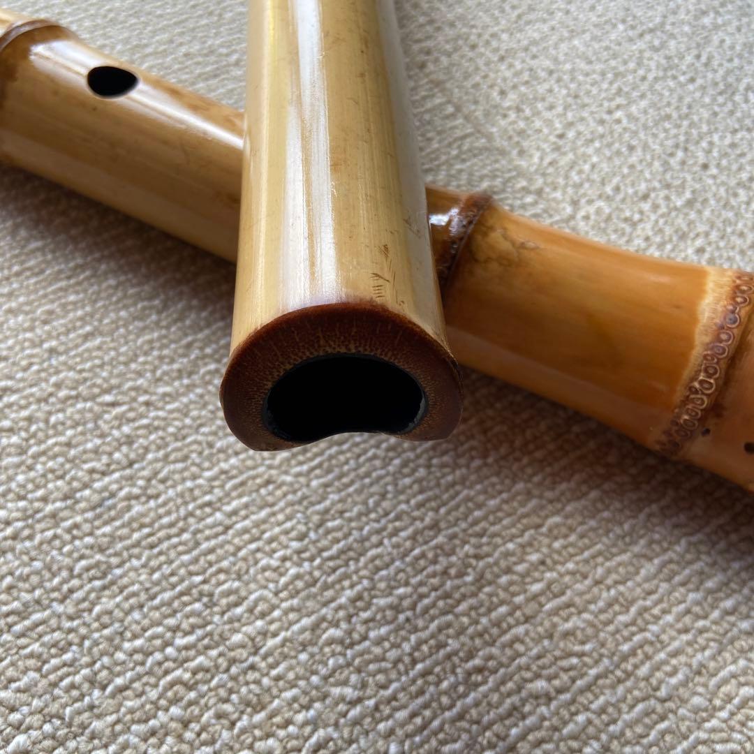 161尺八　二尺管　銘　沼？田