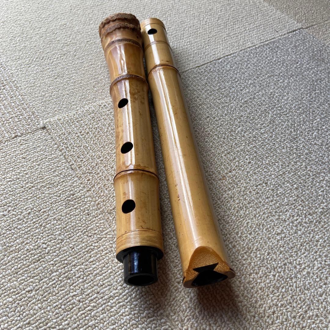 161尺八　二尺管　銘　沼？田